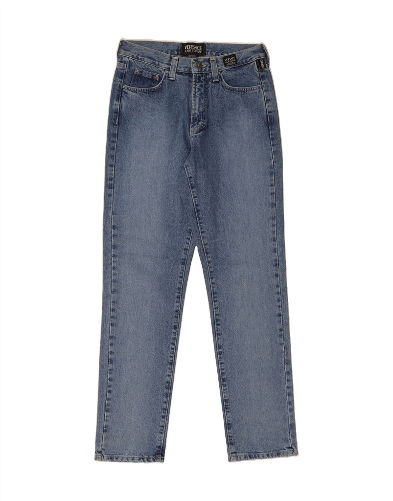 VERSACE Mens Straight Jeans W29 L30 Blue Cotton Vintage Versace and Second-Hand Versace from Messina Hembry 