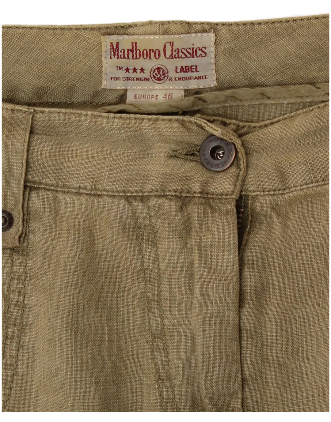 Marlboro Classics Womens Asymmetrical Skirt EU 46 XL W34  Khaki