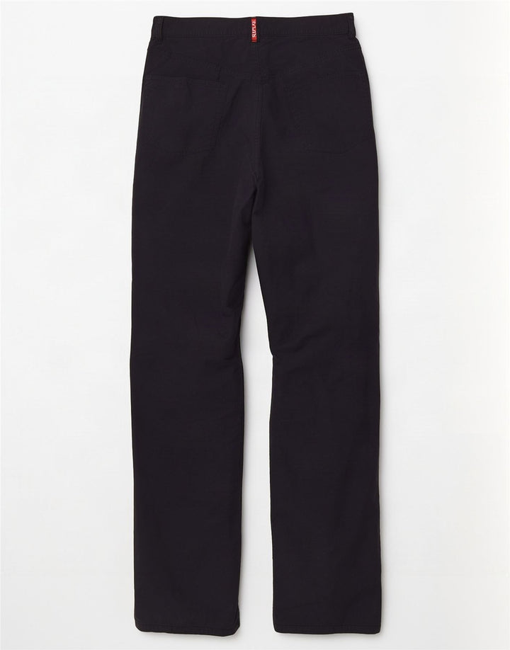 Replay Mens Bootcut Casual Trousers W33 L34 Navy Blue Nylon