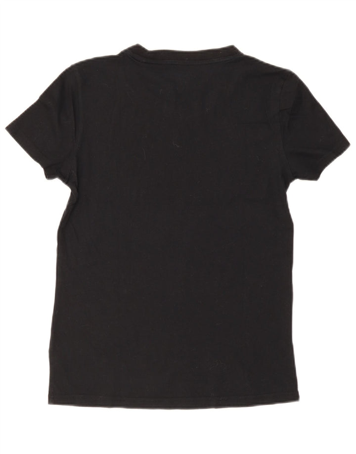 Adidas Womens Graphic T-Shirt Top UK 12/14 Medium Black