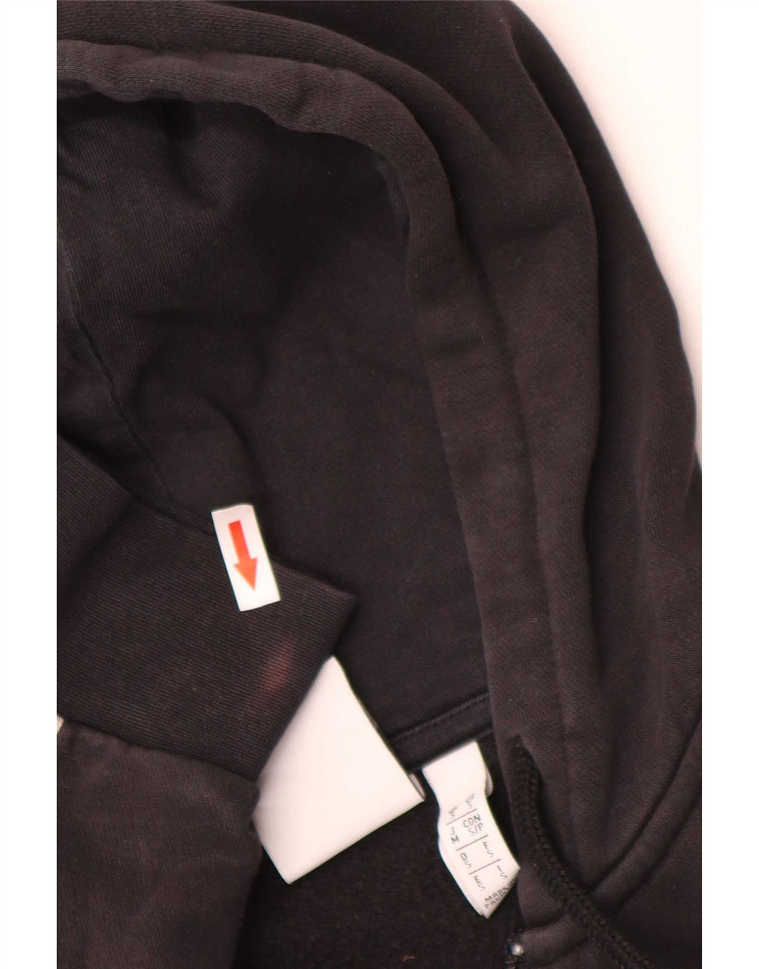 Adidas Mens Zip Hoodie Sweater Small Black Cotton