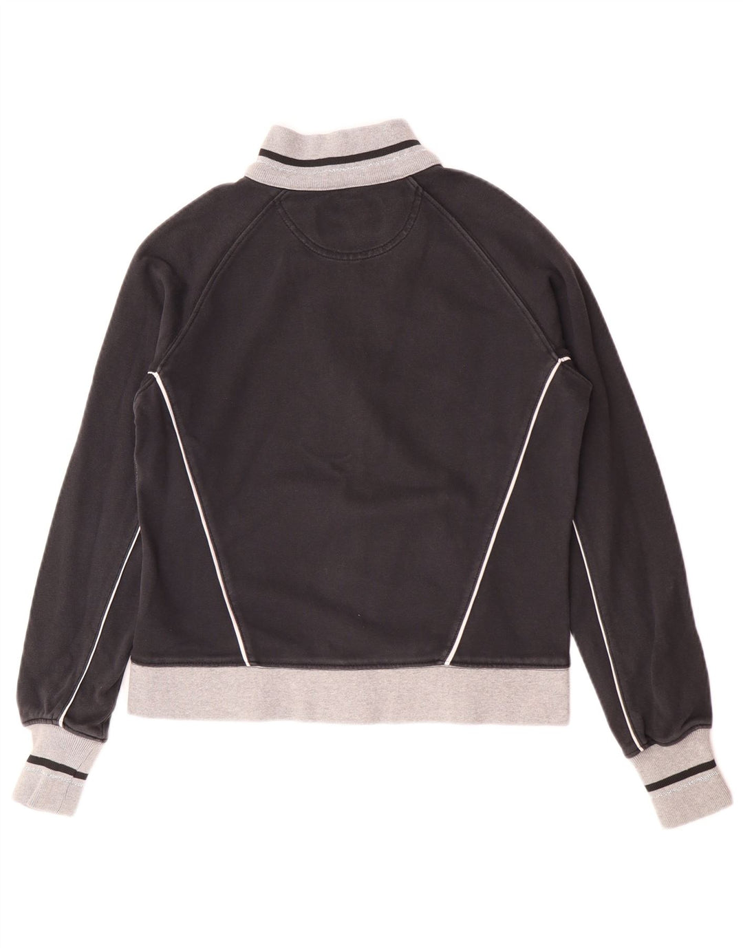 Champion Womens Heritage Classics Tracksuit Top Jacket UK 16 Large Black