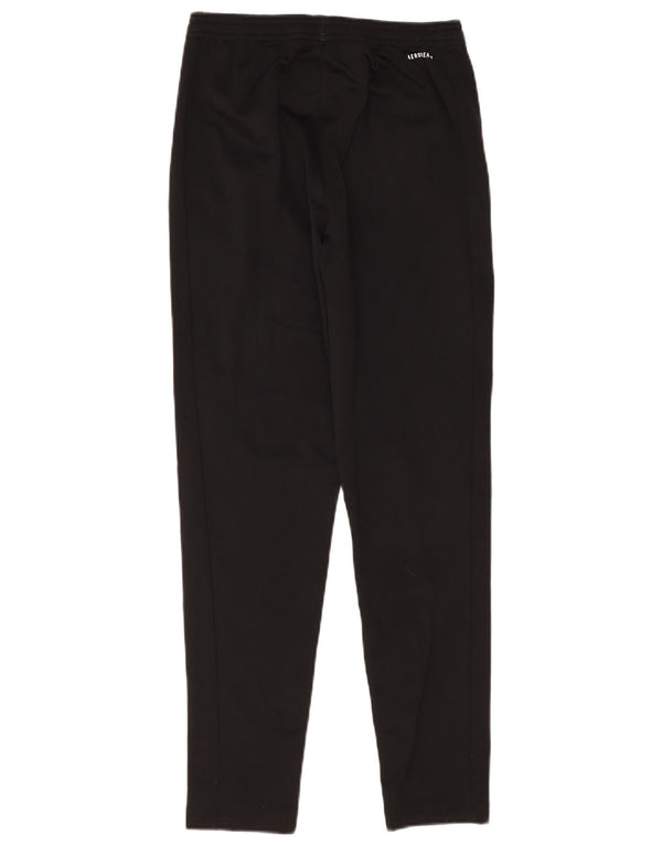 Adidas Boys Aeroready Tracksuit Trousers 13-14 Years Black Polyester
