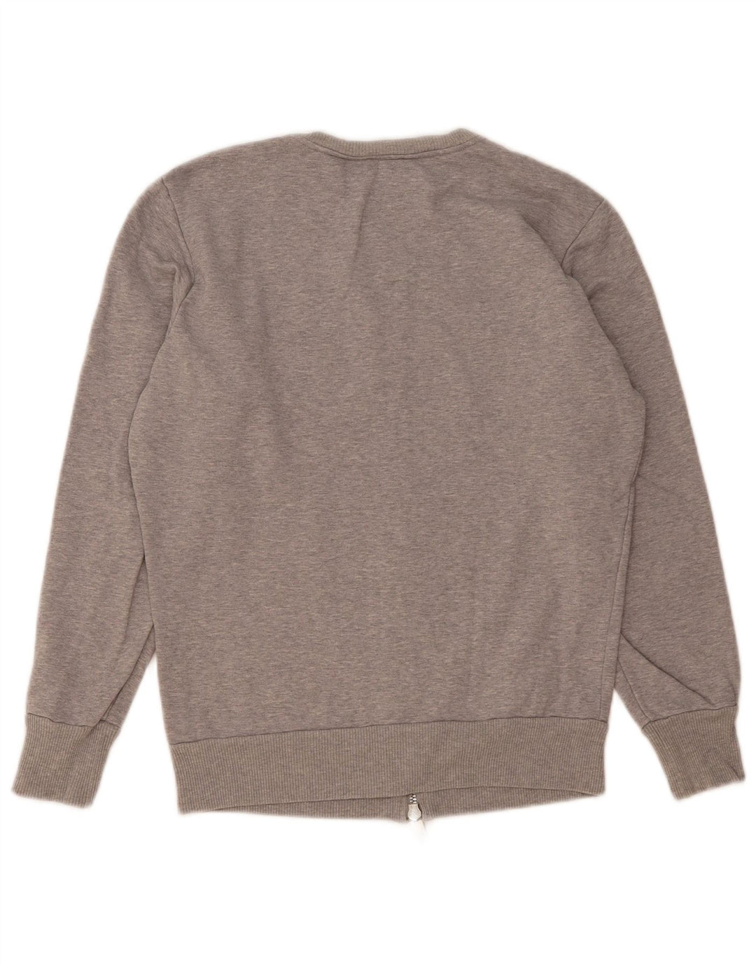 Diesel Womens Oversized Sweatshirt Jumper UK 10 Small Grey