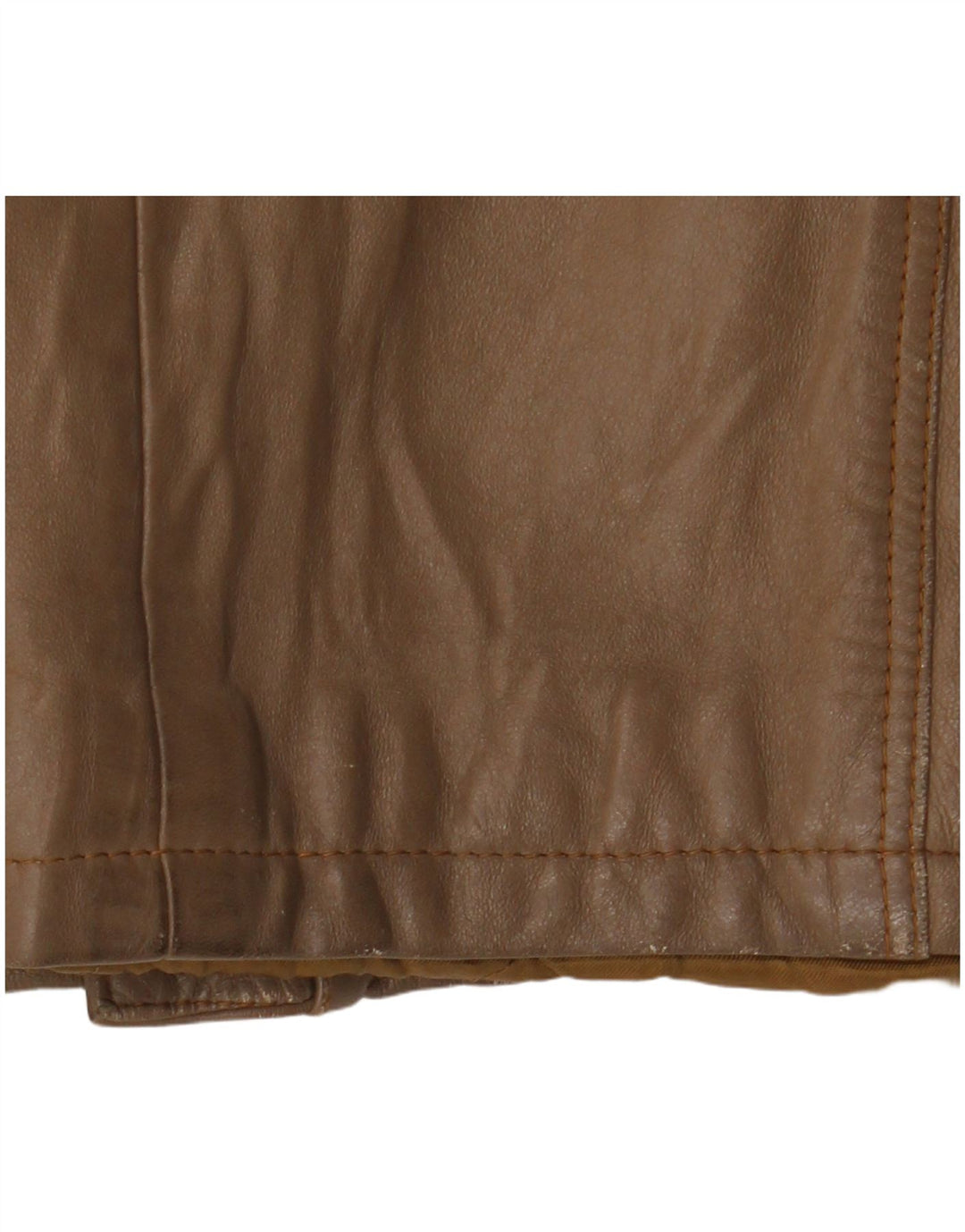 Vintage Womens Leather Jacket UK 14 Medium Brown