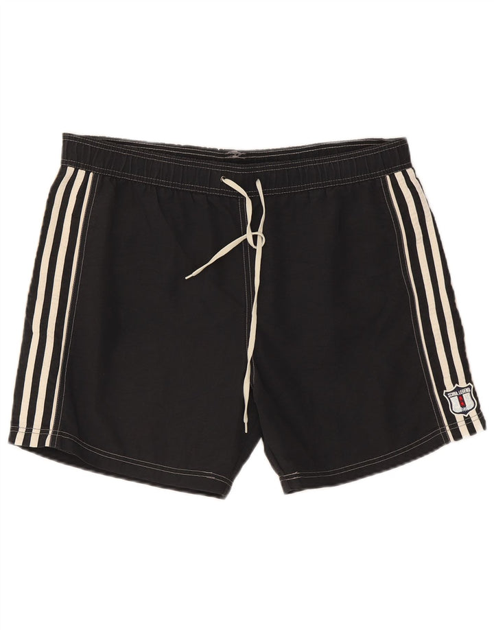 Vintage Mens Swimming Shorts Large  Black