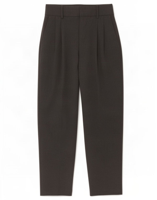 Zara Womens High Waist Pegged Suit Trousers EU 32 2XS W22 L26 Grey