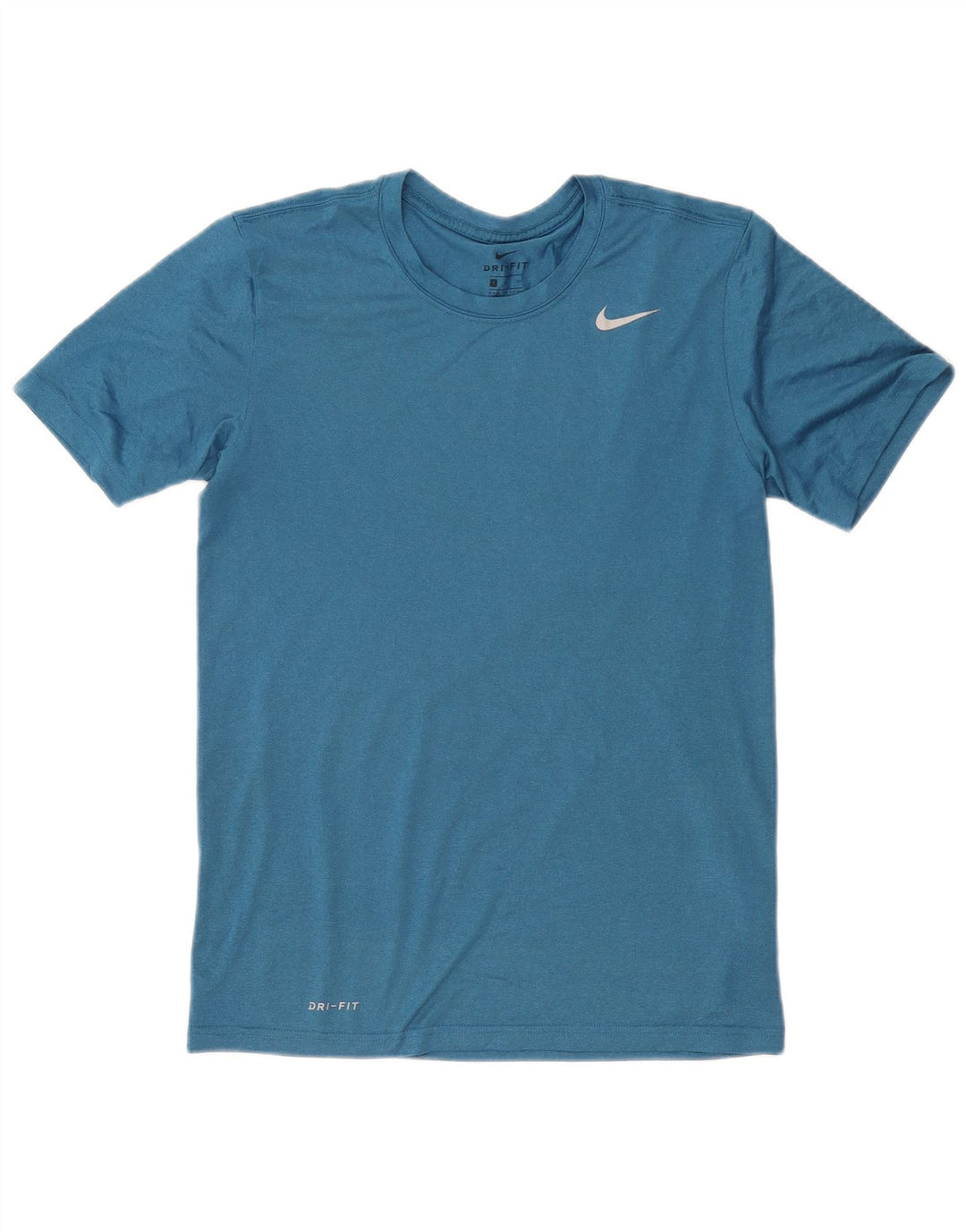 Nike Mens Dri Fit T-Shirt Top Small Blue Polyester