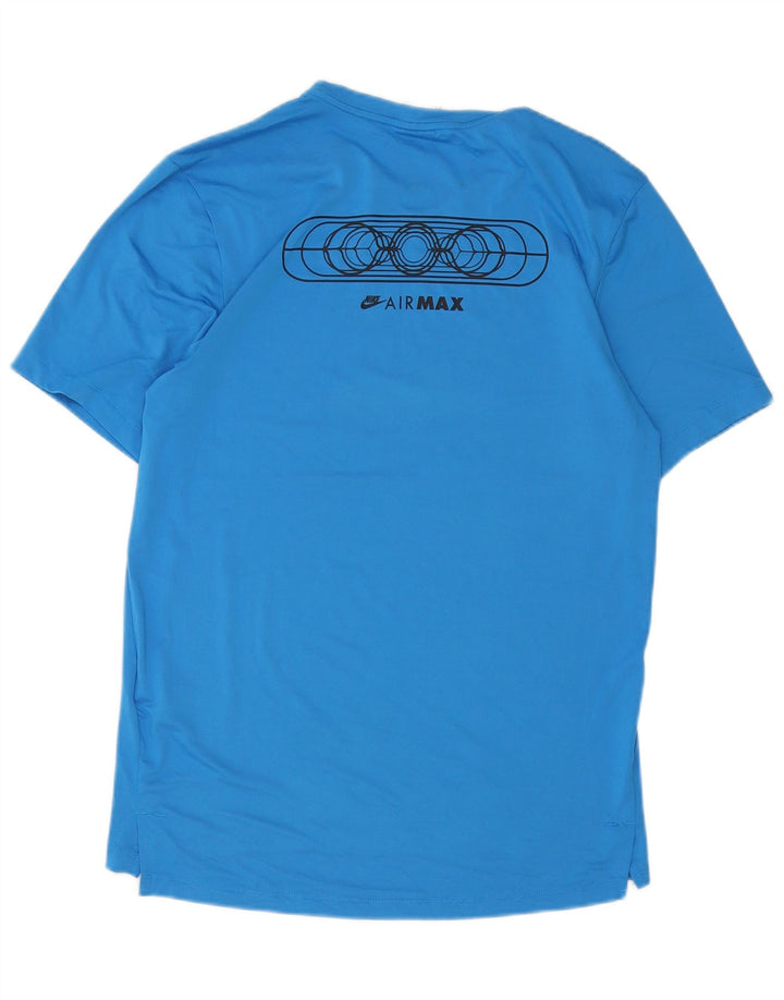 Nike Mens Graphic T-Shirt Top Small Blue Polyester