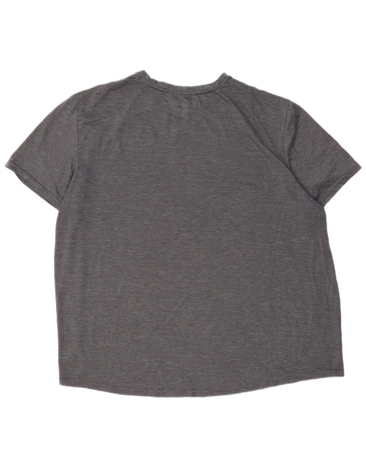 RUSSELL ATHLETIC Mens T-Shirt Top UK 46/48 XL Grey Polyester