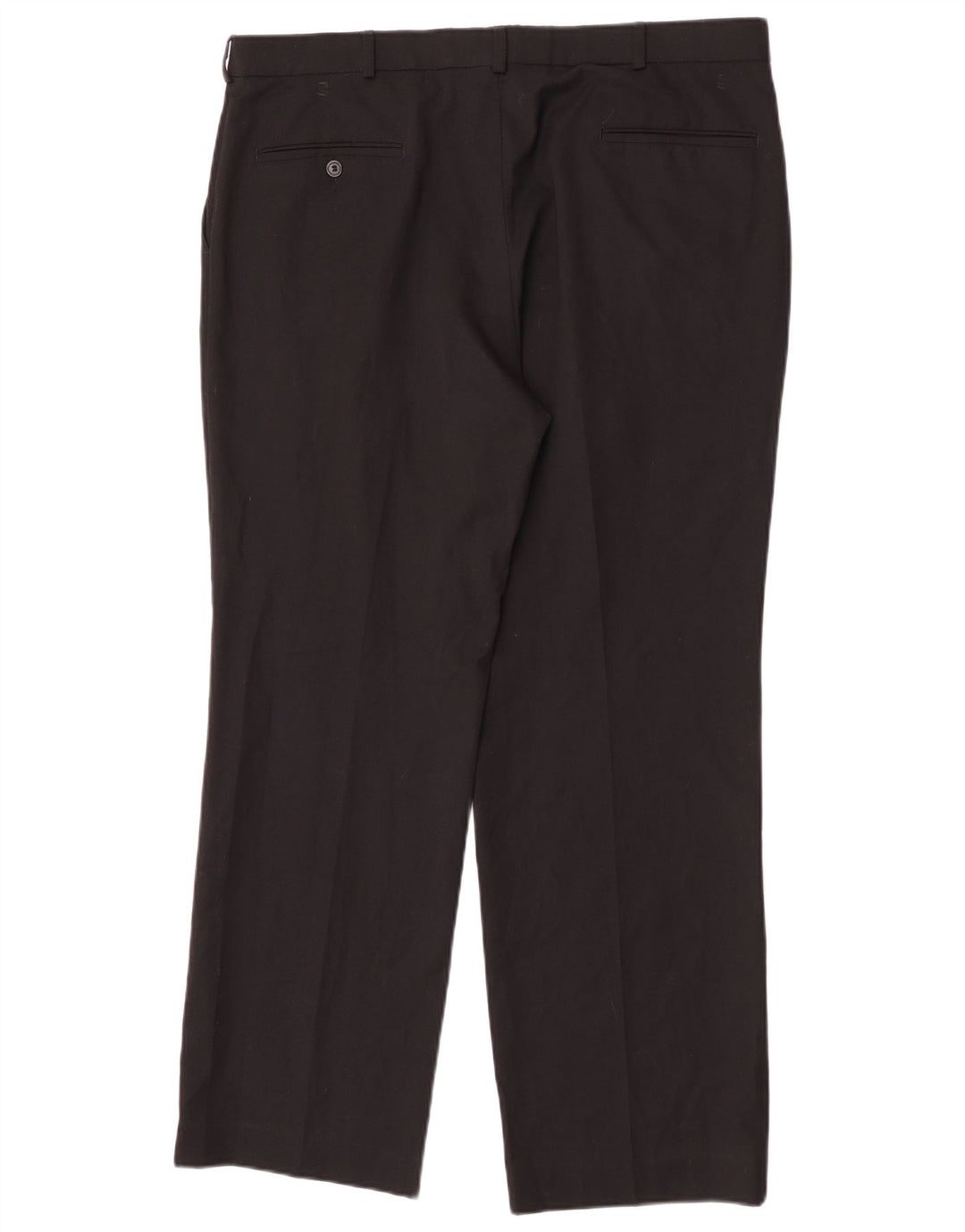 Farah Mens Pegged Suit Trousers W38 L30 Black Polyester