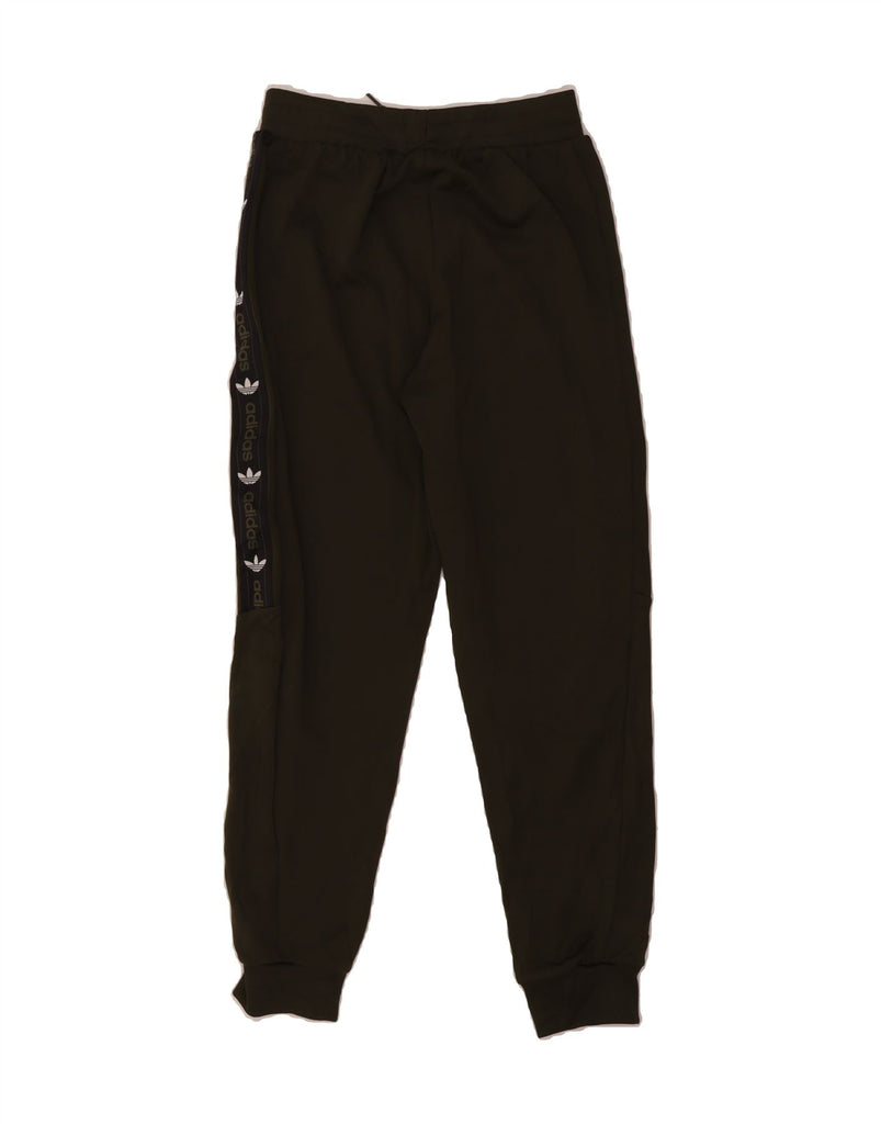 ADIDAS Boys Graphic Tracksuit Trousers Joggers 13-14 Years  Green Vintage Adidas and Second-Hand Adidas from Messina Hembry 