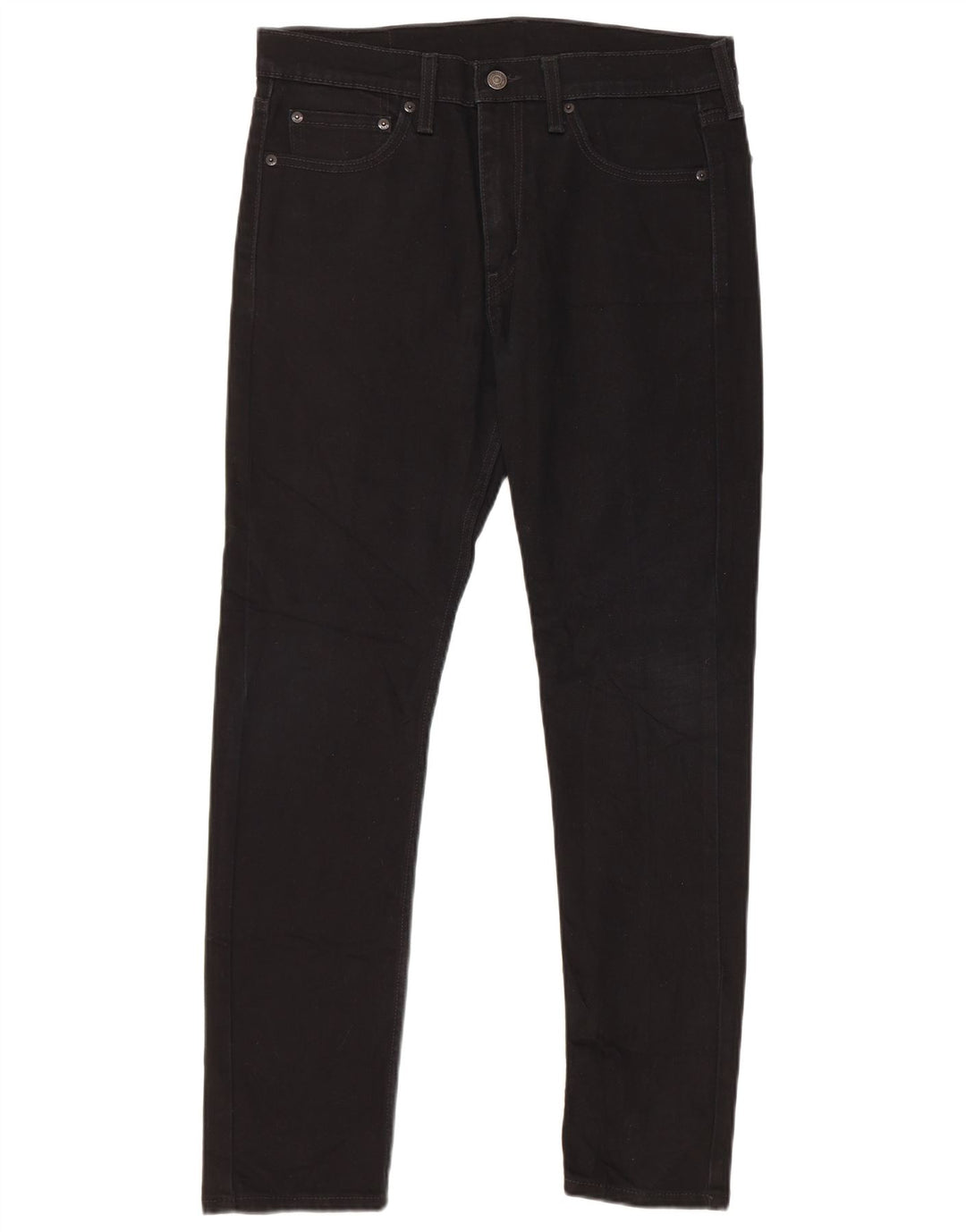 Levi's Womens Slim Jeans W32 L30 Black Cotton