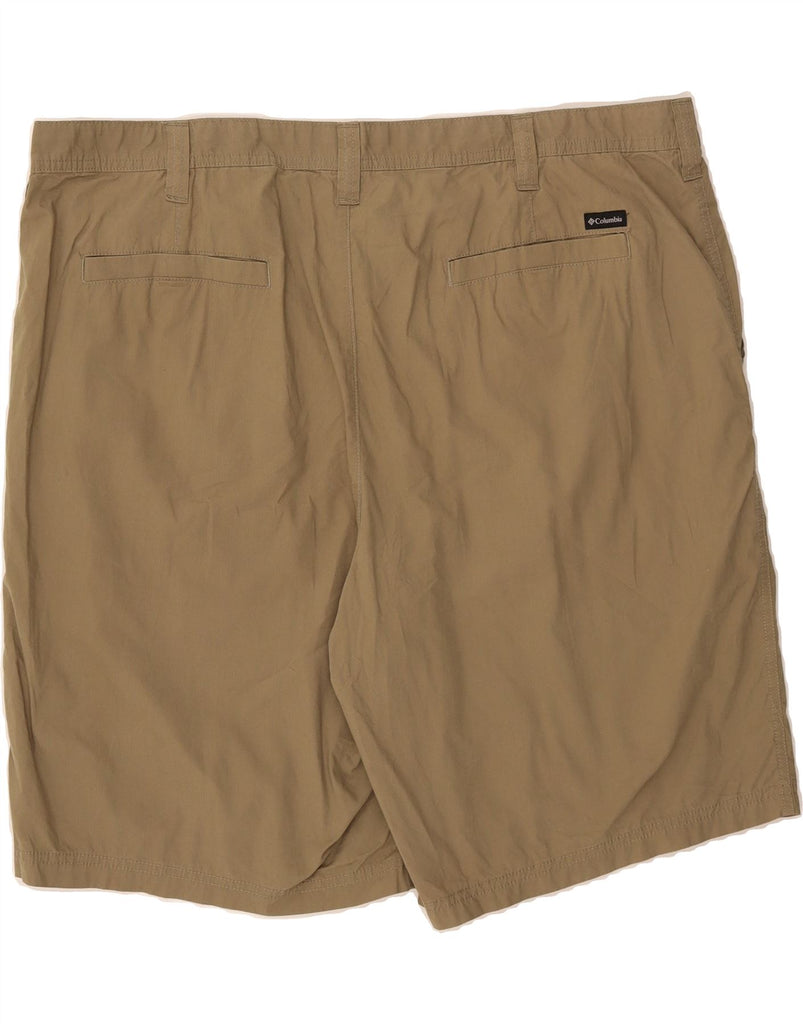 COLUMBIA Mens Chino Shorts W44 2XL Khaki Cotton Vintage Columbia and Second-Hand Columbia from Messina Hembry 