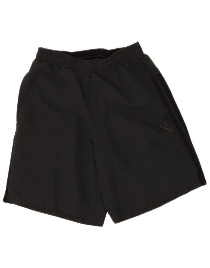 Adidas Mens Climalite Sport Shorts Small  Grey Polyester