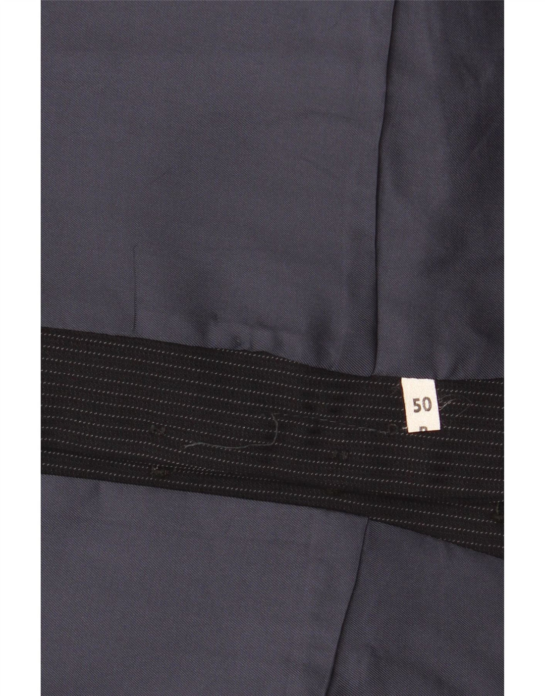 Vintage Mens Waistcoat IT 50 Medium Navy Blue Pinstripe