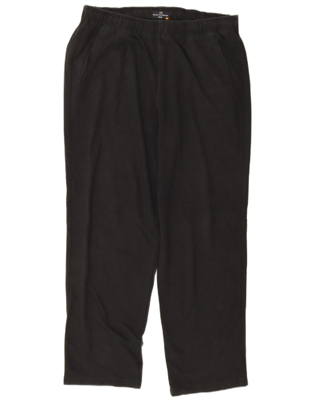 Marks & Spencer Mens Blue Harbour Tracksuit Trousers XL  Black Cotton