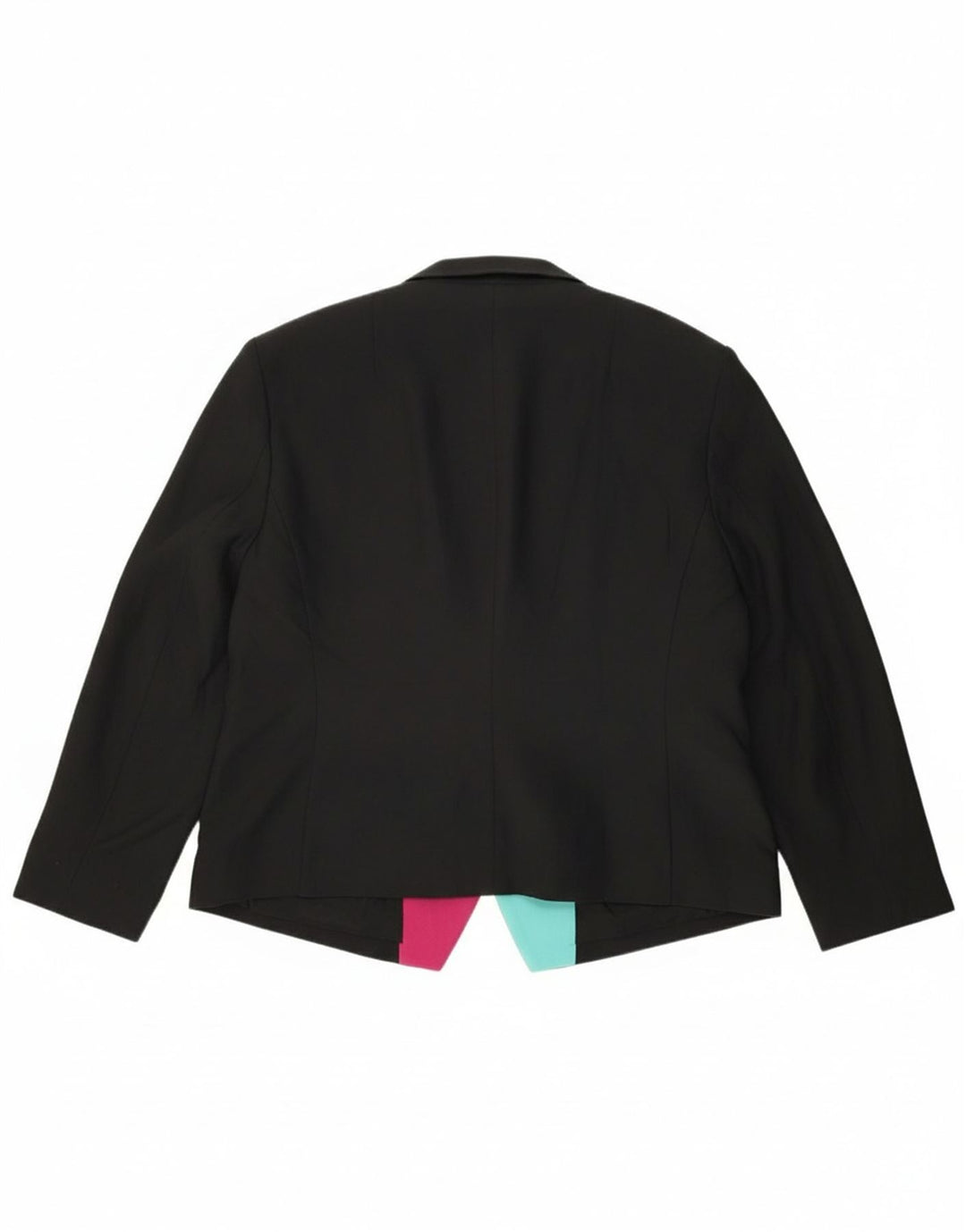 FRANKENWALDER Womens 2 Button Blazer Jacket EU 44 XL Black Colourblock