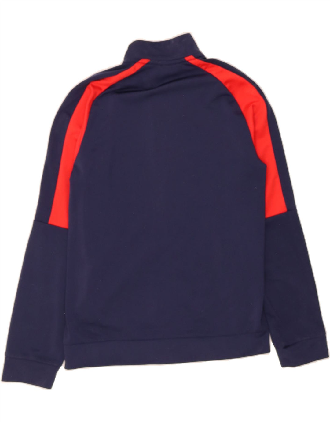 PUMA Boys Graphic Tracksuit Top Jacket 13-14 Years Navy Blue Colourblock Vintage Puma and Second-Hand Puma from Messina Hembry 