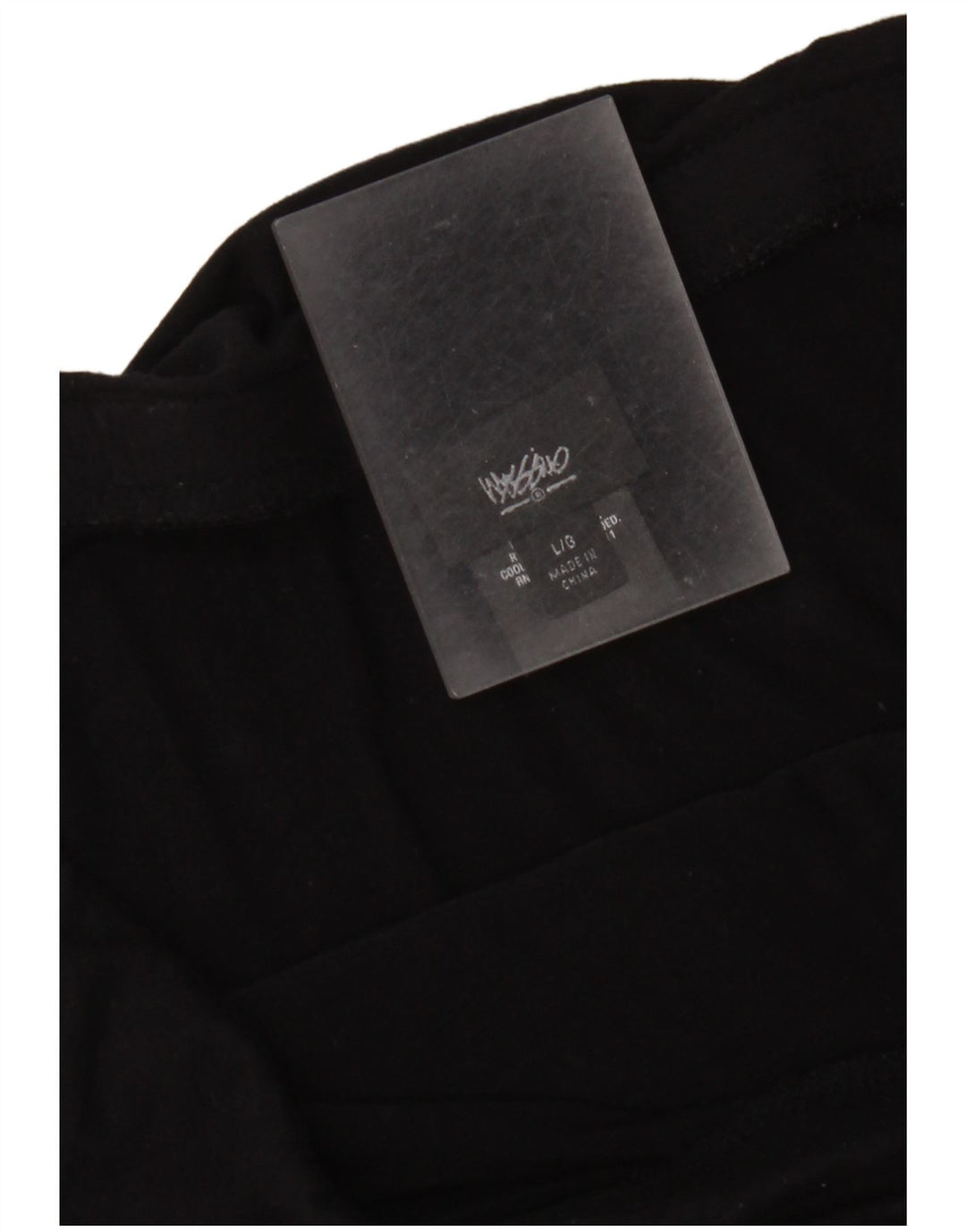 Mossimo Womens High Waist Midi Skirt Large W34  Black Rayon