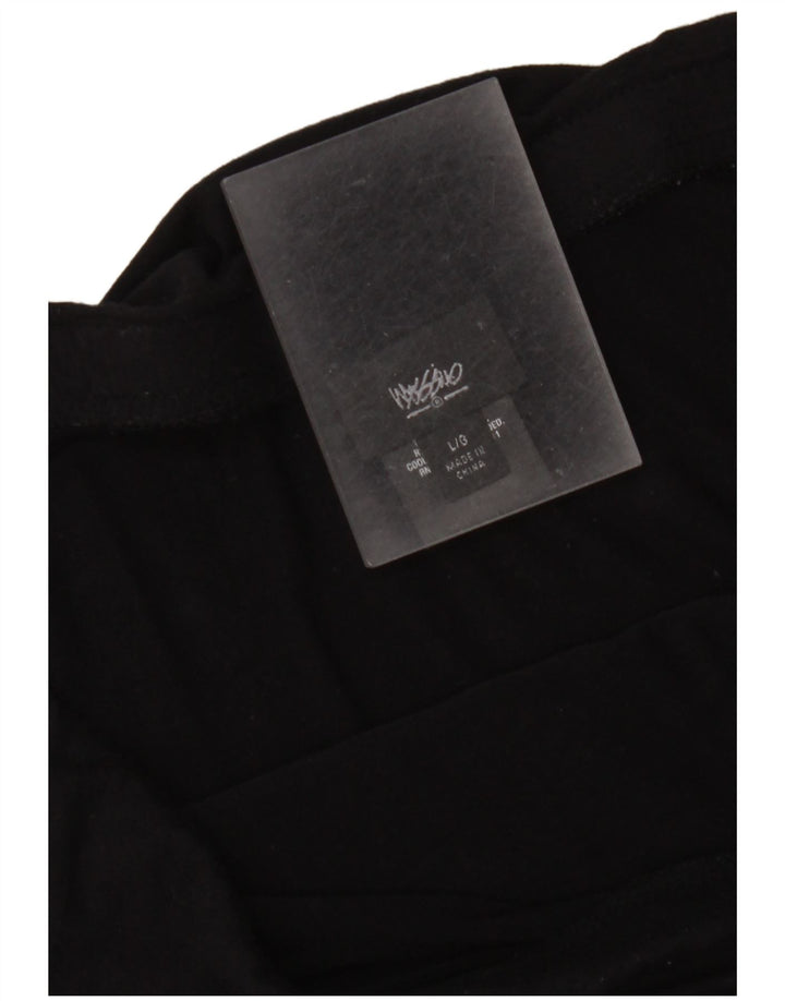 Mossimo Womens High Waist Midi Skirt Large W34  Black Rayon