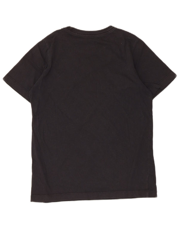 Nike Boys Graphic T-Shirt Top 12-13 Years Large Black Cotton