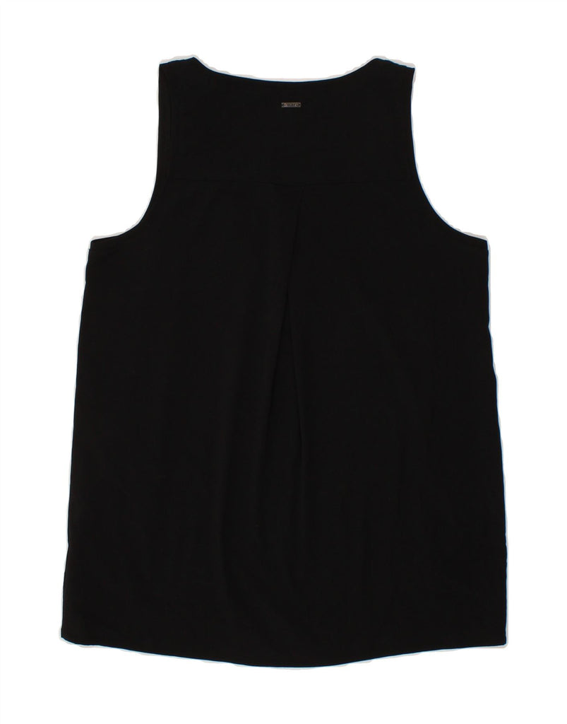 CALVIN KLEIN Womens Vest Top UK 10 Small Black Polyester Vintage Calvin Klein and Second-Hand Calvin Klein from Messina Hembry 