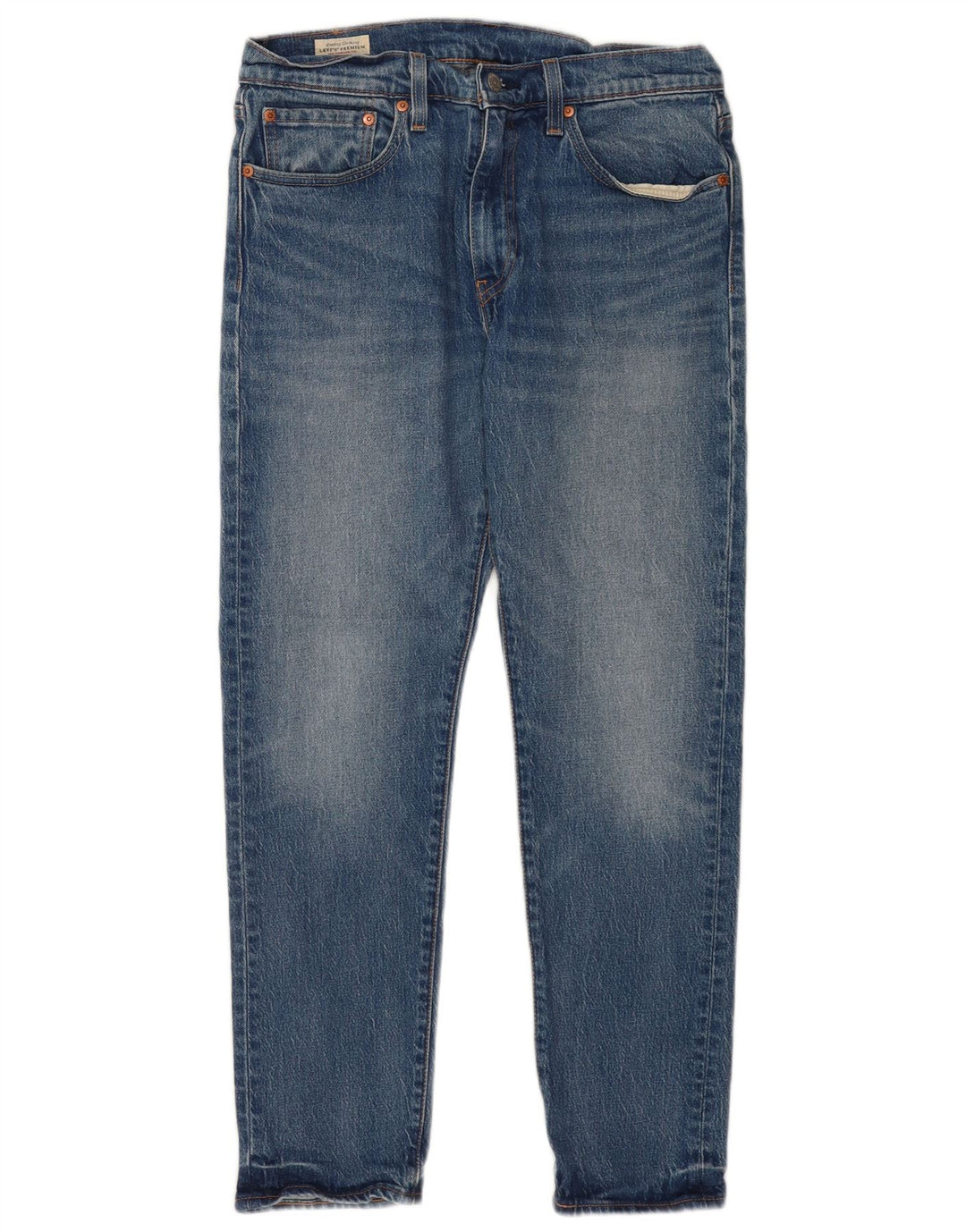 Levi's Mens 512 Slim Tapered Jeans W32 L30 Blue Cotton