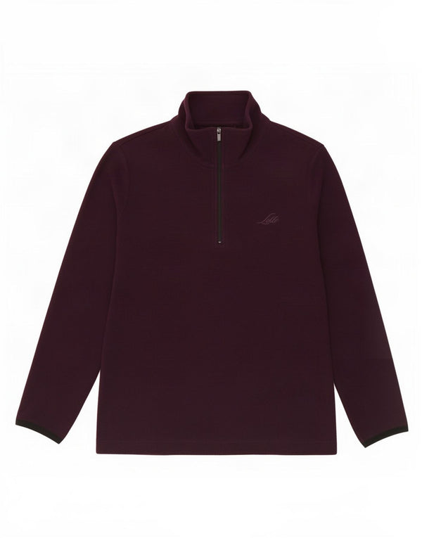 Lotto Womens Zip Neck Fleece Jumper UK 16 Large Purple