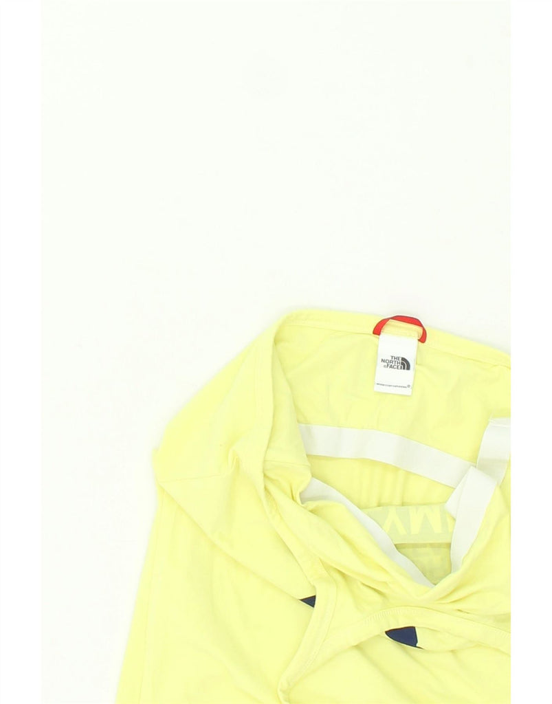 THE NORTH FACE Girls Graphic Halter Top 7-8 Years Large  Yellow Cotton Vintage The North Face and Second-Hand The North Face from Messina Hembry 