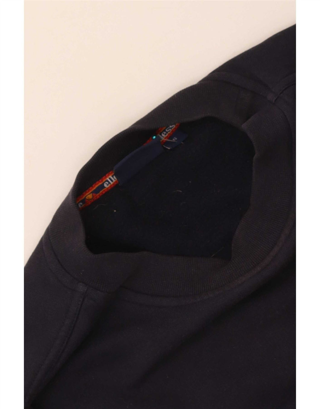 Ellesse Womens Graphic Oversized Sweatshirt Jumper UK 10 Small Navy Blue