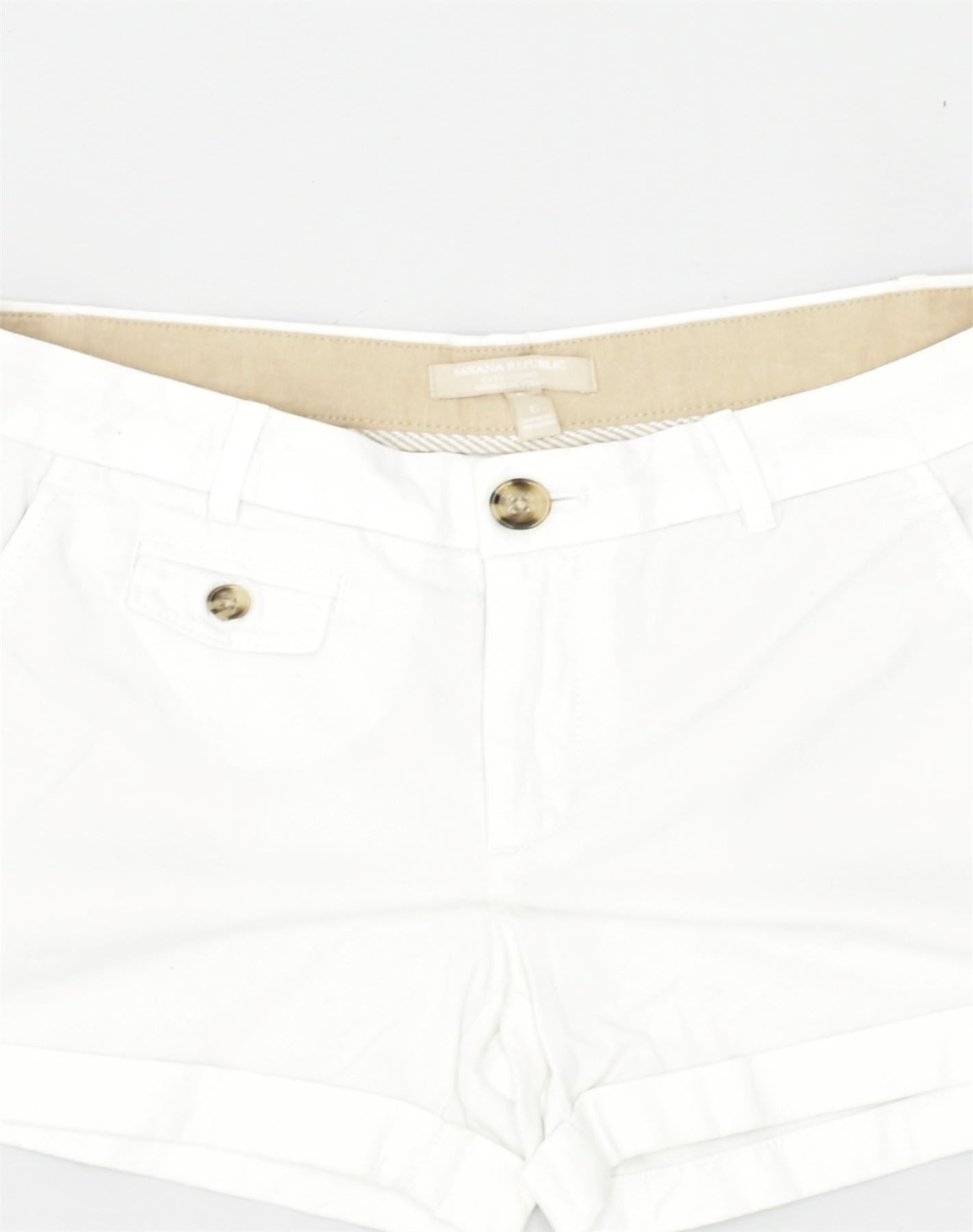 Banana republic 2025 white shorts