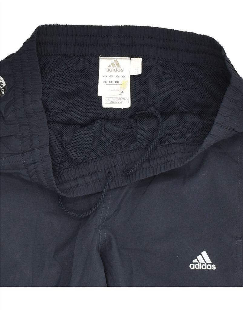 ADIDAS Mens Tracksuit Trousers Medium Navy Blue Polyester | Vintage Adidas | Thrift | Second-Hand Adidas | Used Clothing | Messina Hembry 