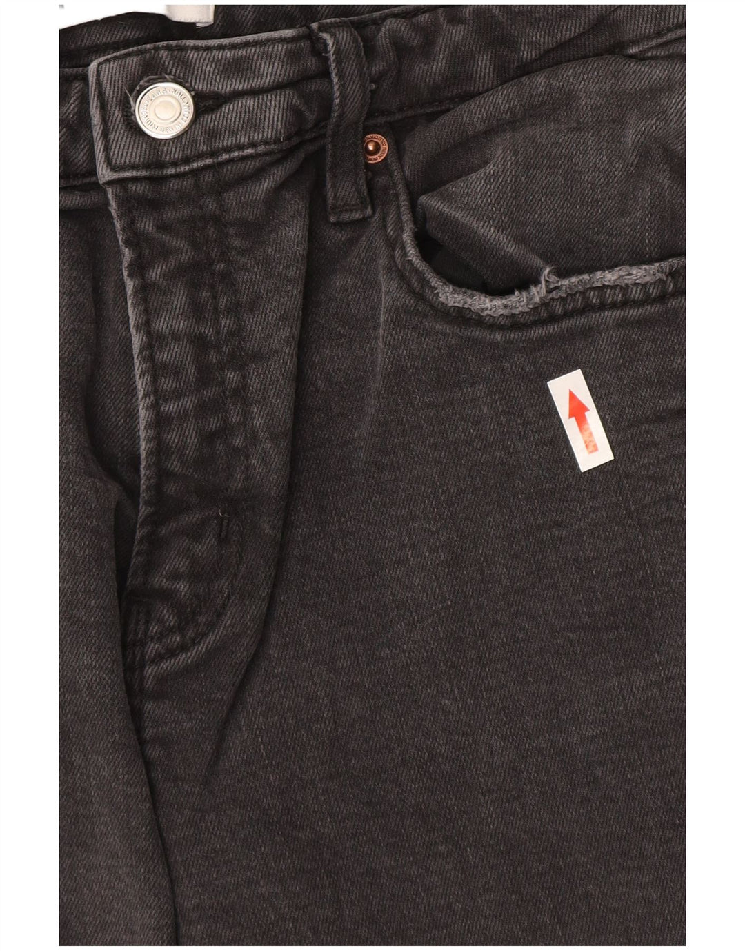Zara Womens Straight Jeans EU 40 Medium W30 L26 Grey Cotton