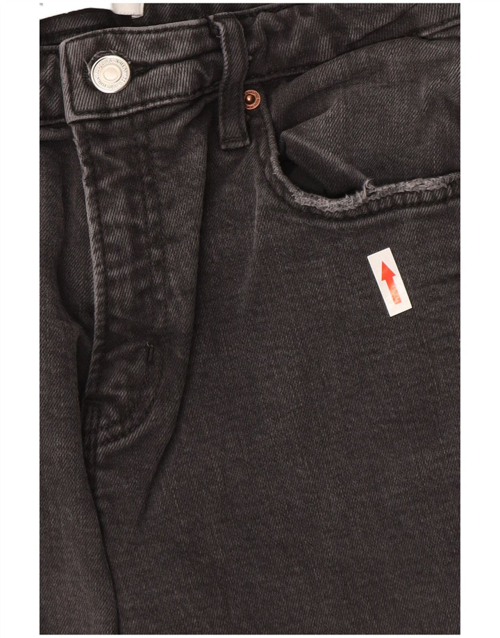 Zara Womens Straight Jeans EU 40 Medium W30 L26 Grey Cotton