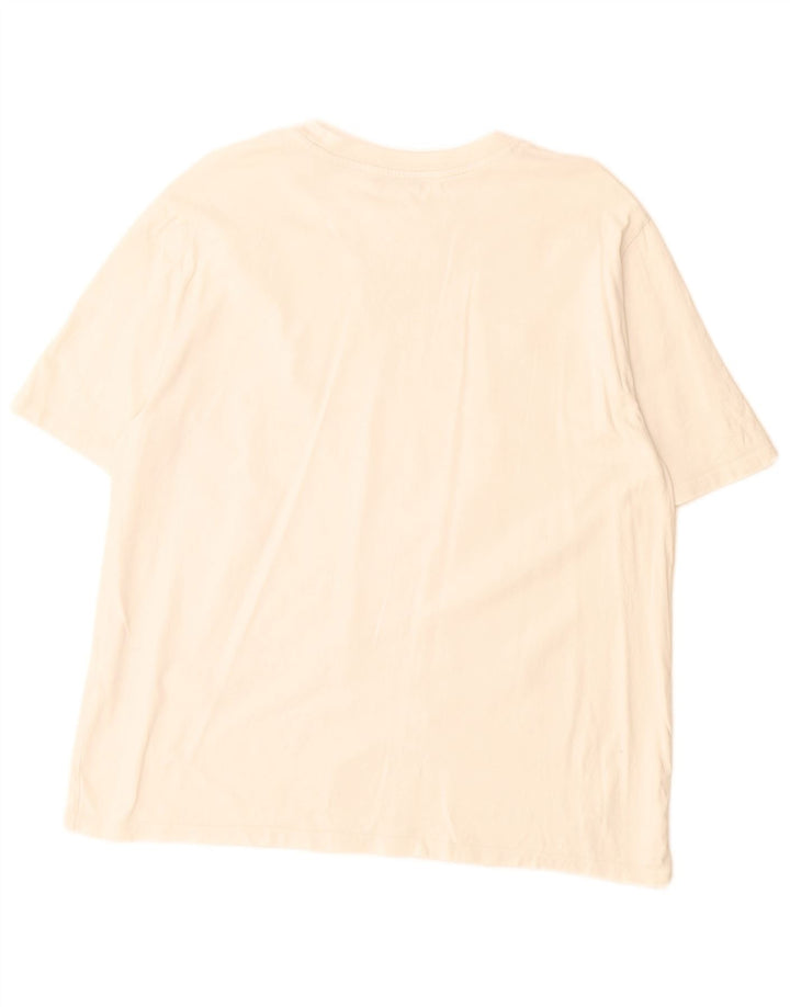 Zara Womens T-Shirt Top UK 14 Medium White Cotton