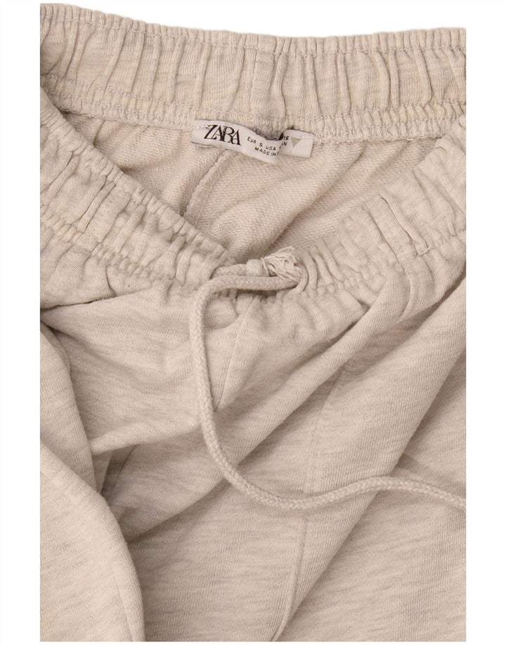 Zara Womens Tracksuit Trousers UK 10 Small Grey