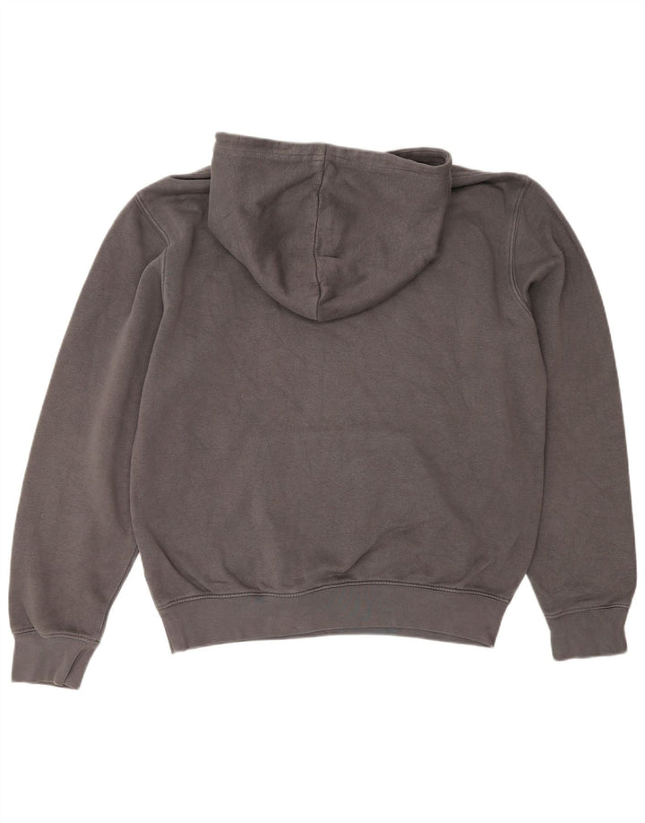 CHAMPION Mens Graphic Hoodie Jumper Medium Grey Cotton