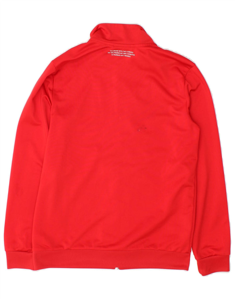ADIDAS Girls Prime Blue Graphic Tracksuit Top Jacket 11-12 Years Red Vintage Adidas and Second-Hand Adidas from Messina Hembry 