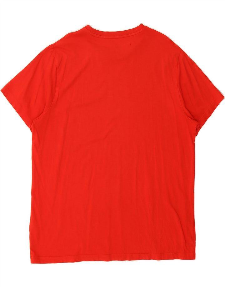 PUMA Mens Graphic T-Shirt Top 2XL Red Cotton Vintage Puma and Second-Hand Puma from Messina Hembry 