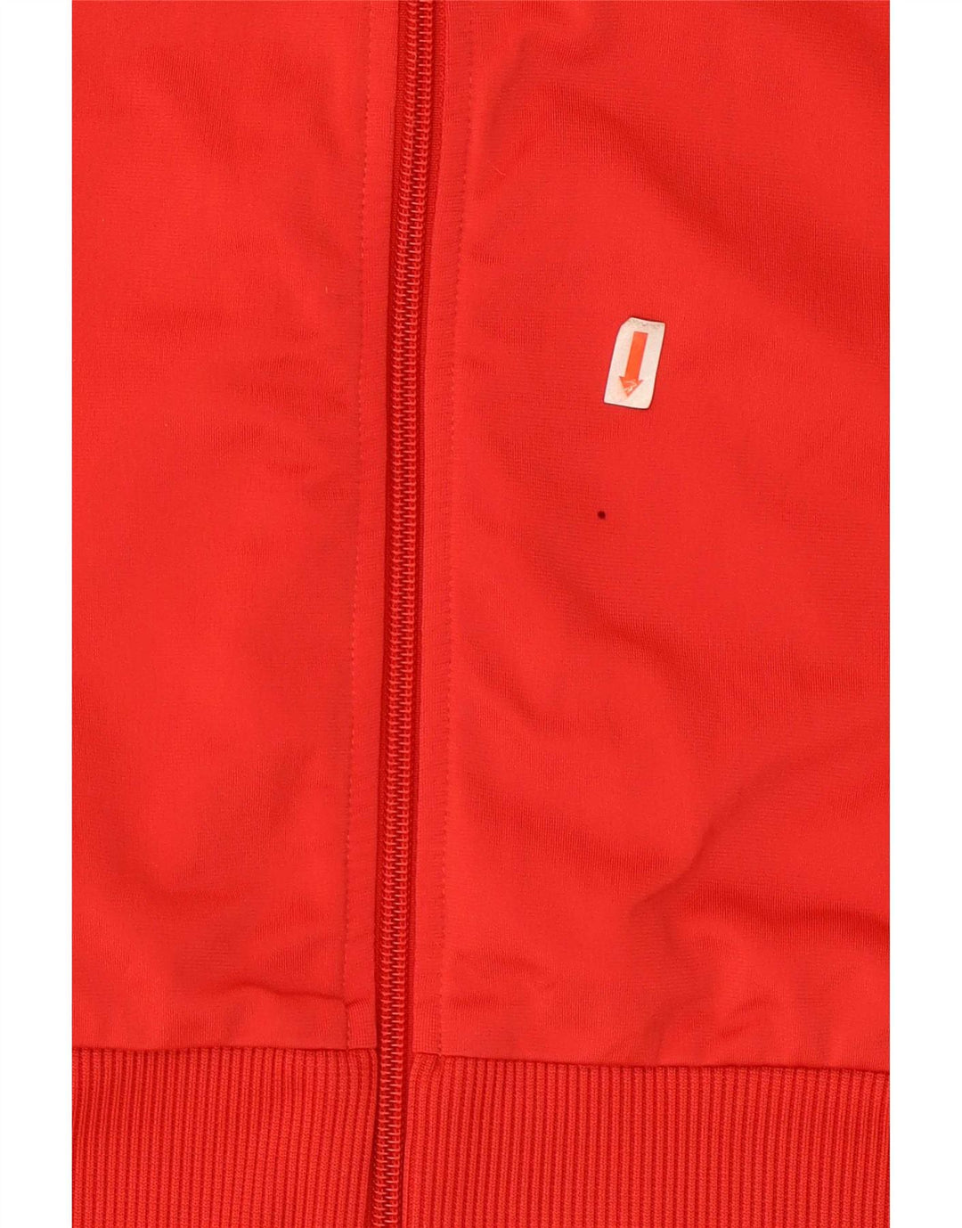 Puma Mens Tracksuit Top Jacket Large Red Colourblock Polyester