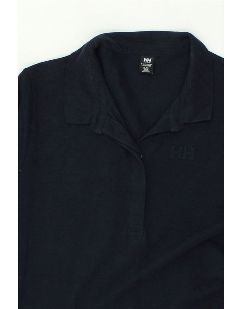 HELLY HANSEN Womens Short Sleeves Polo Dress UK 18 XL Navy Blue Cotton | Vintage Helly Hansen | Thrift | Second-Hand Helly Hansen | Used Clothing | Messina Hembry 