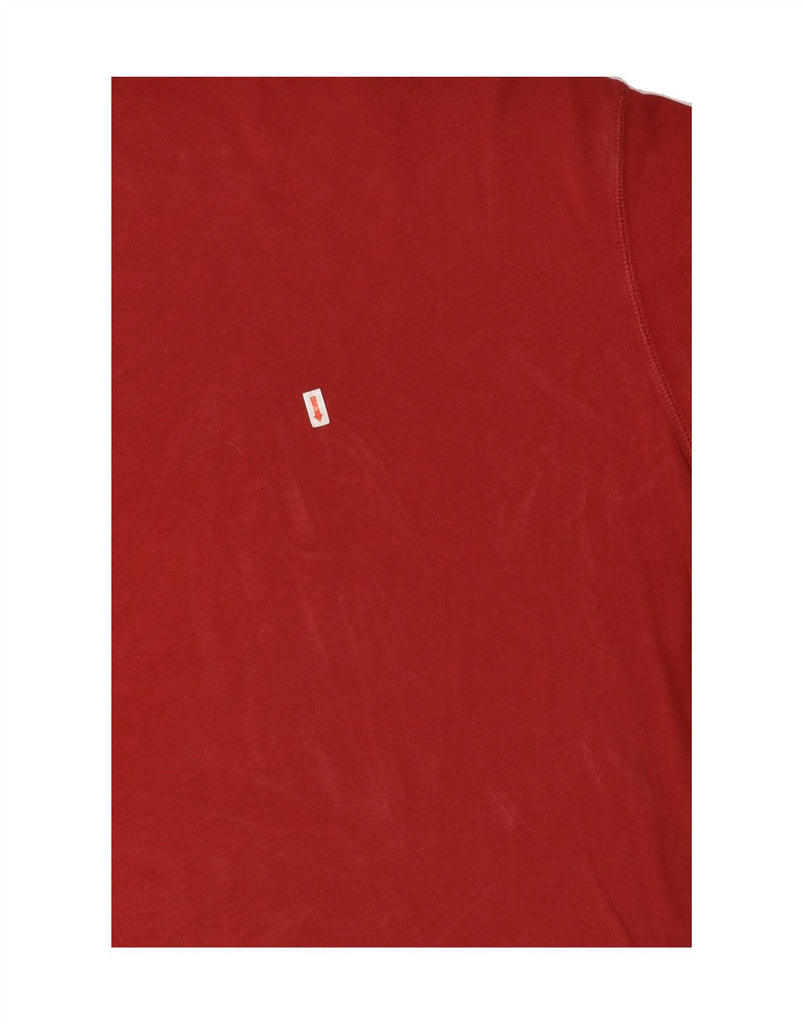 LEVI'S Mens T-Shirt Top Large Red Cotton Vintage Levi's and Second-Hand Levi's from Messina Hembry 