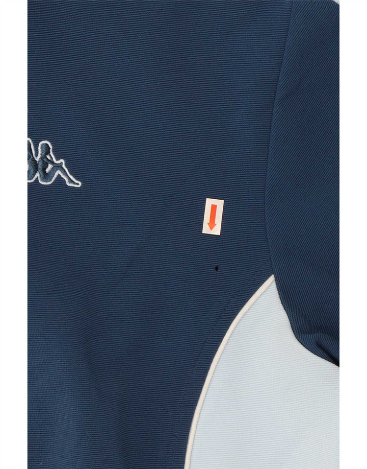Kappa Mens Tracksuit Top Jacket 2XL Navy Blue Colourblock Polyester