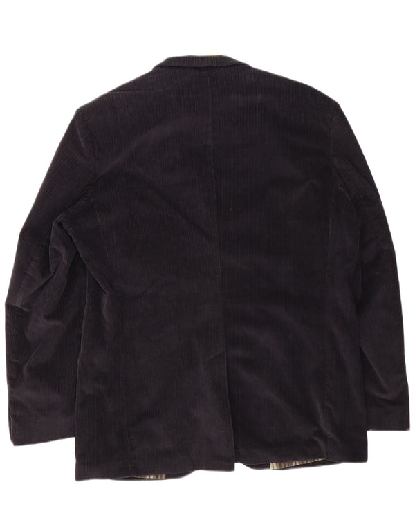 Marks & Spencer Mens Autograph 2 Button Blazer Jacket UK 40 Large Black