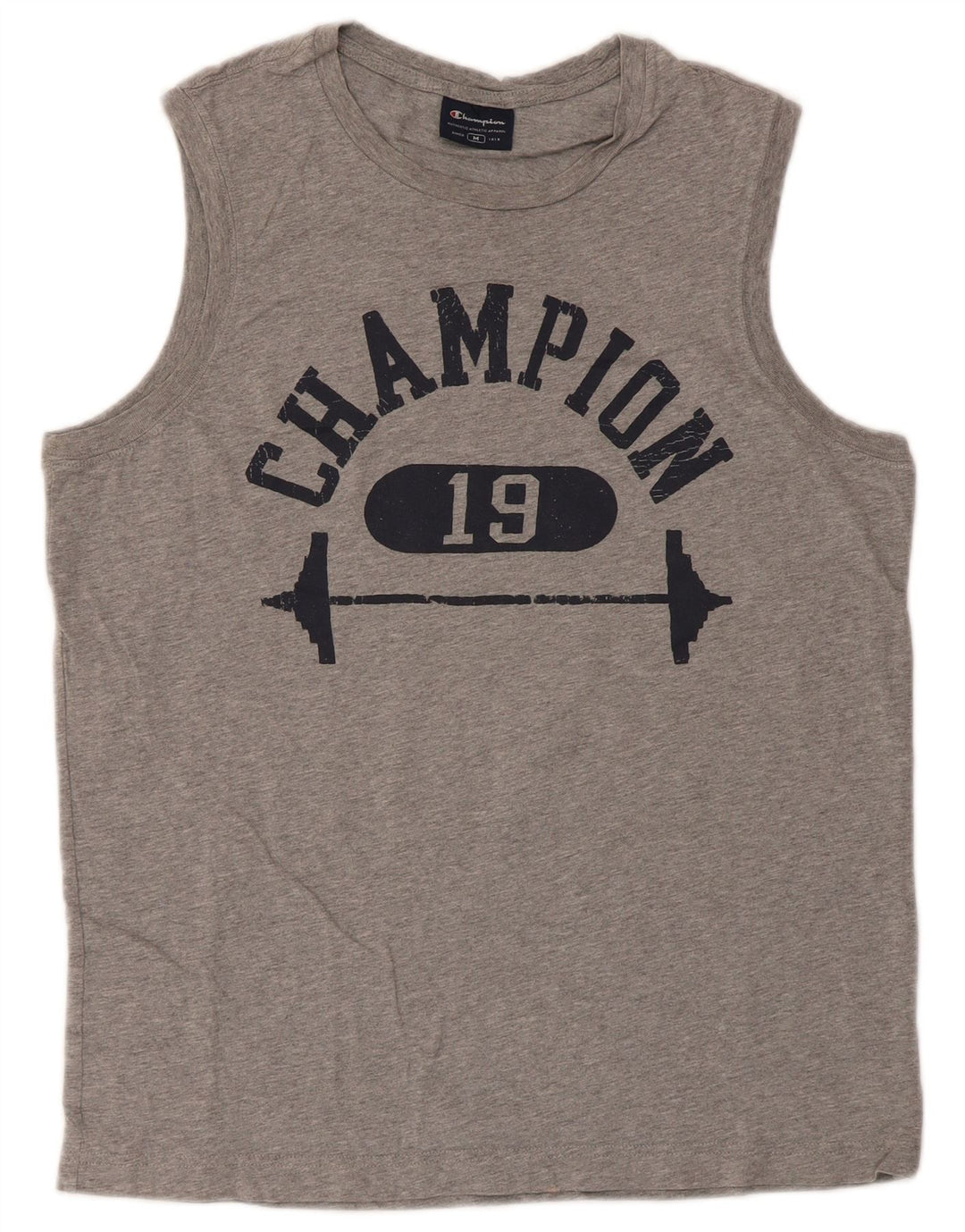 Champion Mens Graphic Vest Top Medium Grey