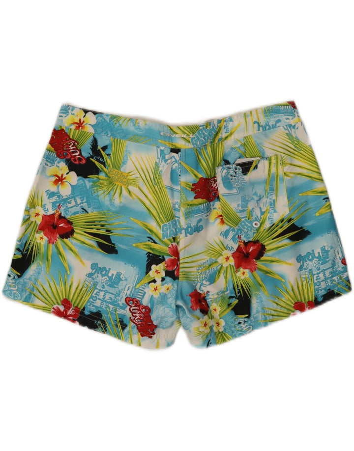O'Neill Womens Graphic Swimming Shorts UK 14 Medium Multicoloured Floral