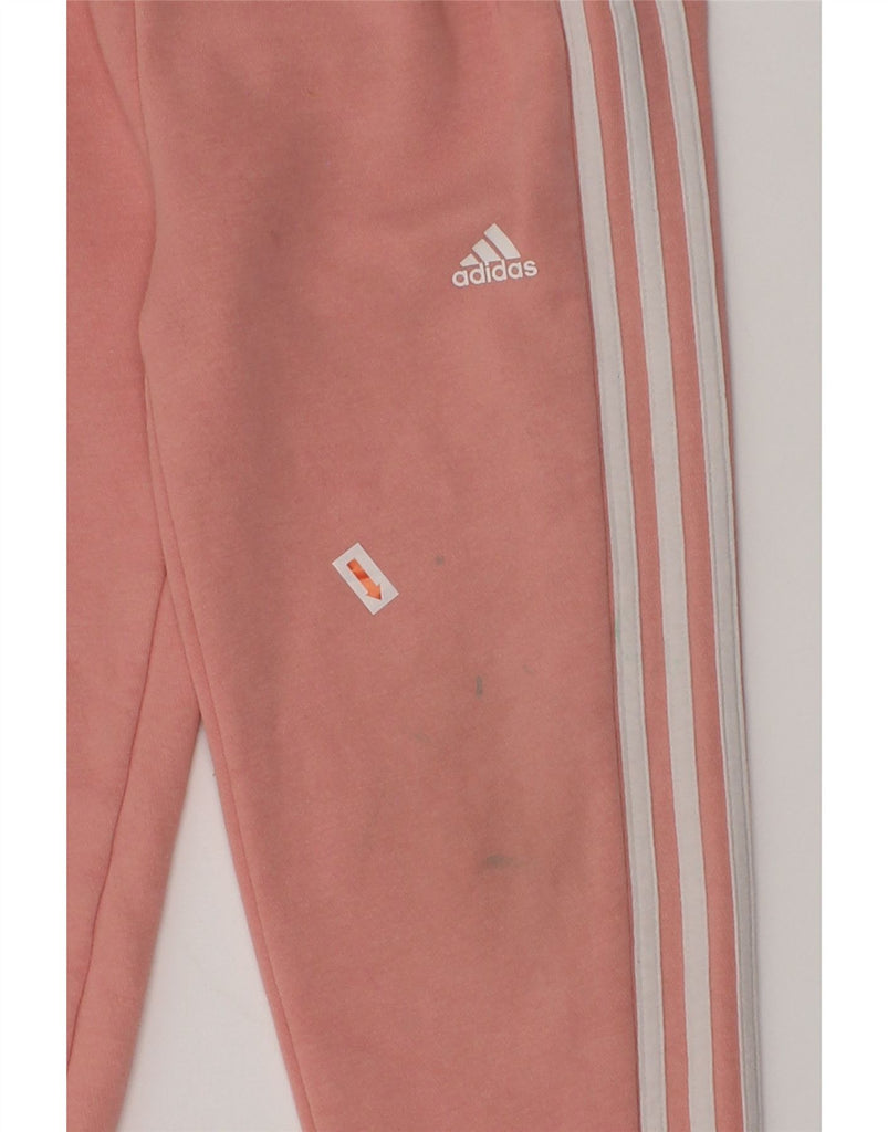 ADIDAS Girls Tracksuit Trousers Joggers 3-4 Years Pink Cotton | Vintage Adidas | Thrift | Second-Hand Adidas | Used Clothing | Messina Hembry 