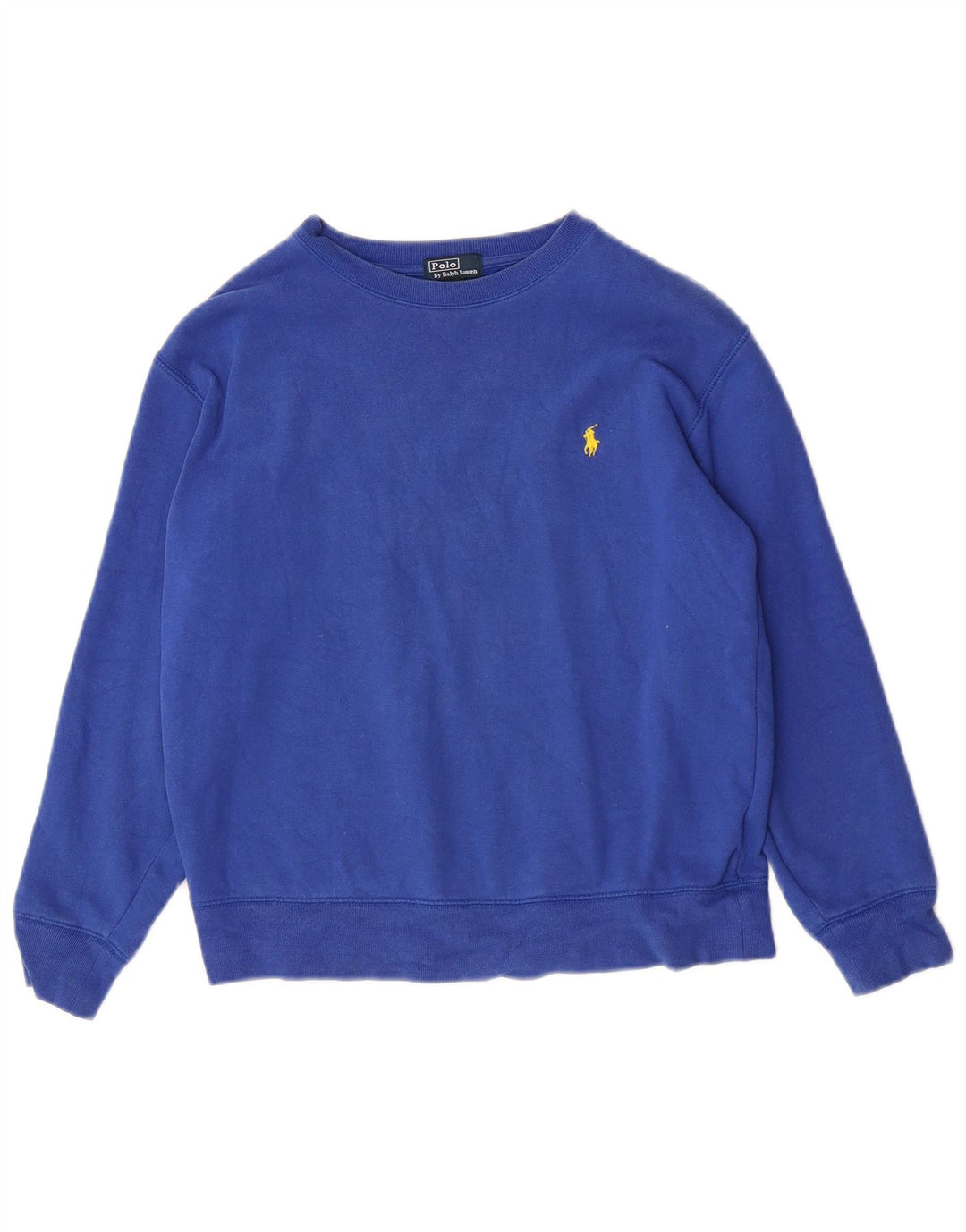 Polo Ralph Lauren Boys Sweatshirt Jumper 10-11 Years Medium  Blue Cotton