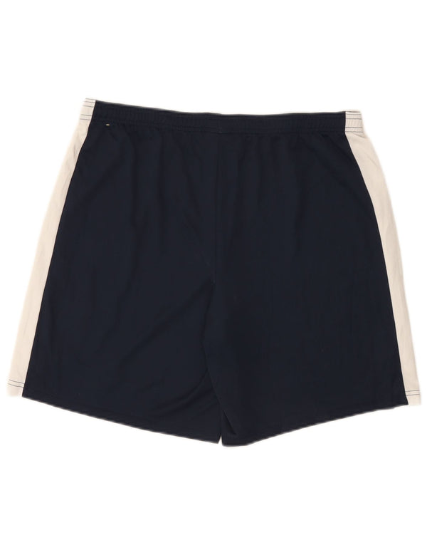 Nike Mens Dri Fit Slim Sport Shorts Large Navy Blue Colourblock Polyester
